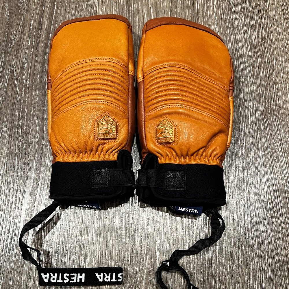 Hestra Men's Vibrant Orange Mittens